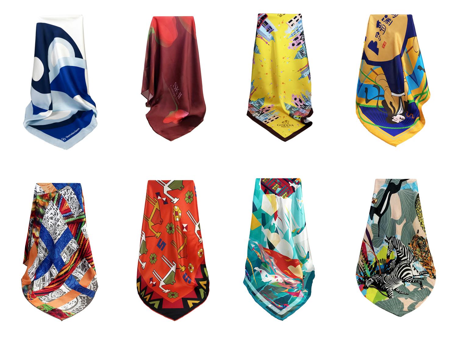 100 silk scarf