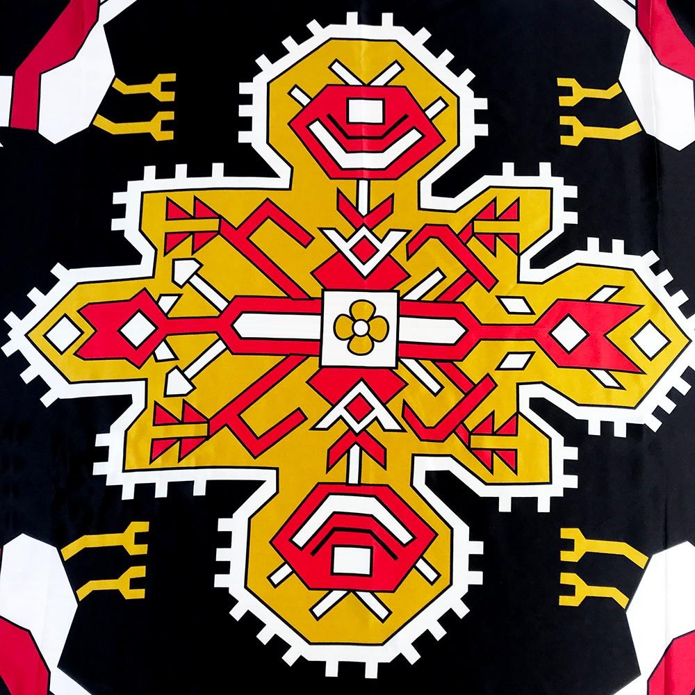 Factory Custom 100% Silk Satin Scarf (2)