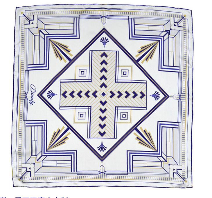 Personalized Factory Direct Small Silk Twill Bandana For Mexico Client