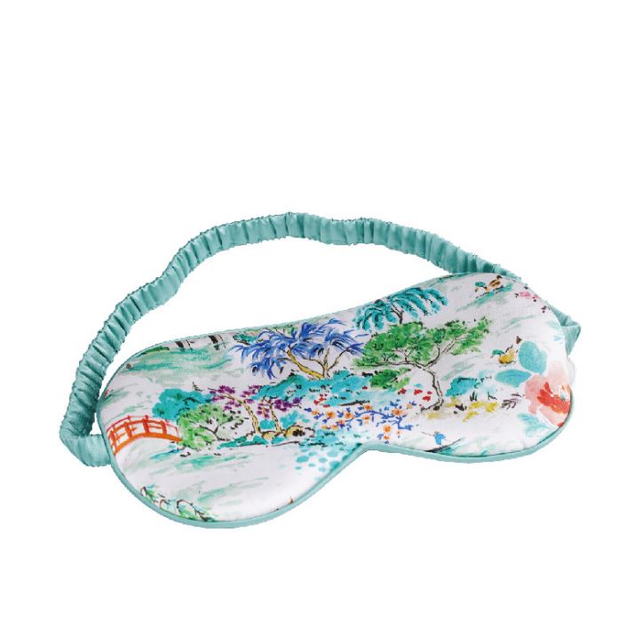 Custom Printed Silk Eye Mask-